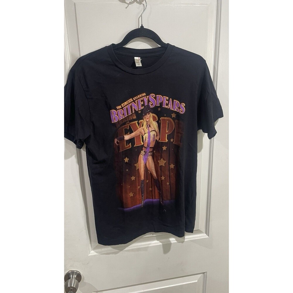 The Circus Starring Britney Spears Concert Shirt Sz S 2009 Tour Graphic Rare
